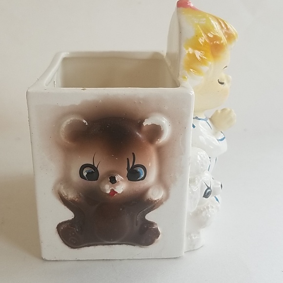 Vintage Dickson nursery planter praying child - Picture 2 of 5